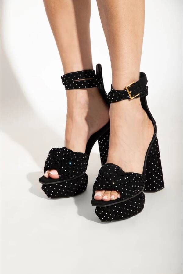 Balmain Ava sandalen verfraaid met kristal Zwart - Foto 6