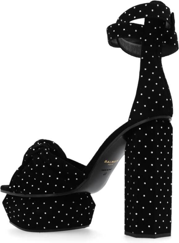 Balmain Ava sandalen verfraaid met kristal Zwart - Foto 8