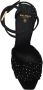 Balmain Ava sandalen verfraaid met kristal Zwart - Thumbnail 9