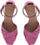 Balmain Ava satijnen platform sandalen Pink Dames - Thumbnail 2