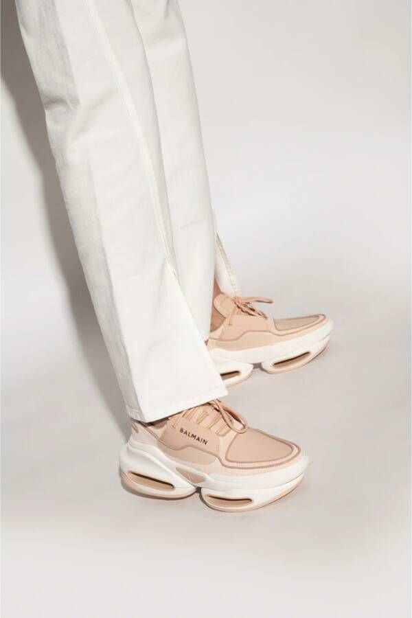 Balmain Sneakers met logoplakkaat Roze - Foto 7