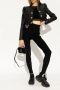 Balmain B-Bold low-top trainers in neoprene and suede Zwart Dames - Thumbnail 6