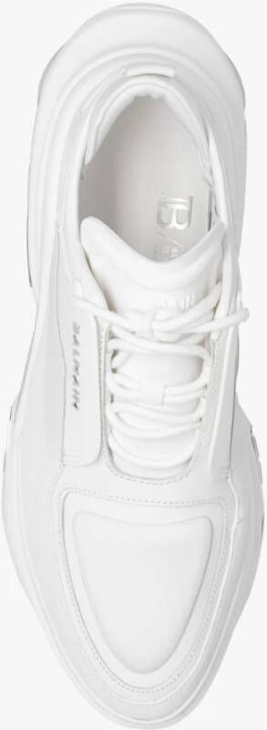 Balmain B-Bold lage trainers in neopreen en suède White Heren - Foto 10