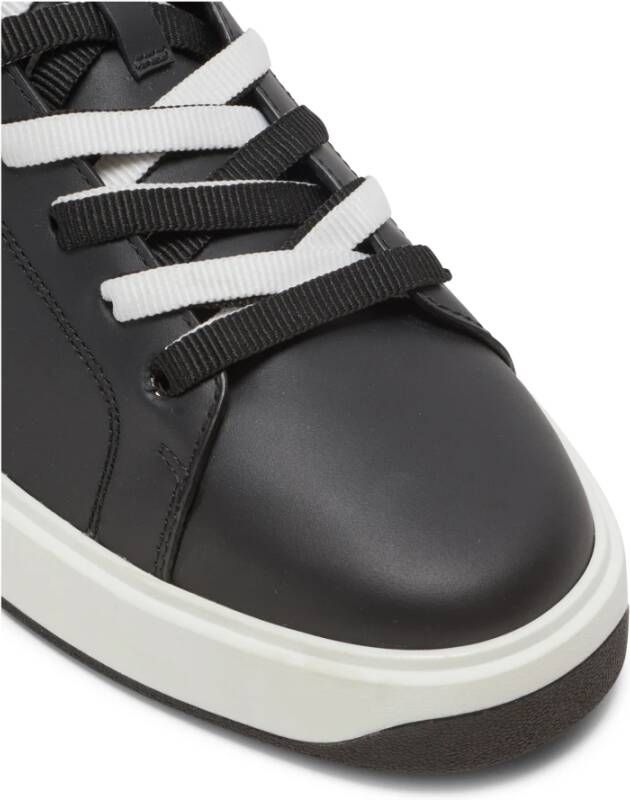 Balmain B-Court gladleren sneakers Zwart Heren