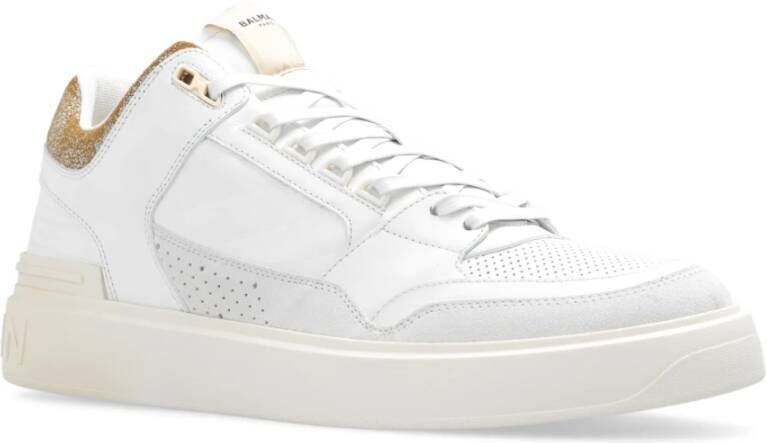 Balmain B-Court Mid sneakers Wit Heren