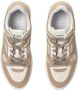 Balmain B-Court Skate trainers in fleece en kalfsleer Beige Dames - Thumbnail 6