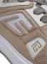 Balmain B-Court Skate trainers in fleece en kalfsleer Beige Dames - Thumbnail 9