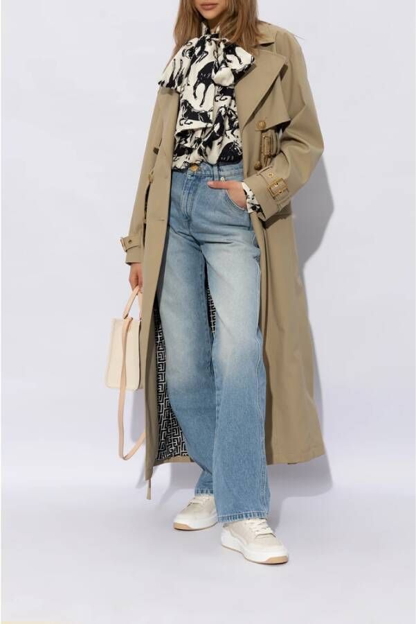 Balmain B-Court leren sneakers Beige - Foto 3