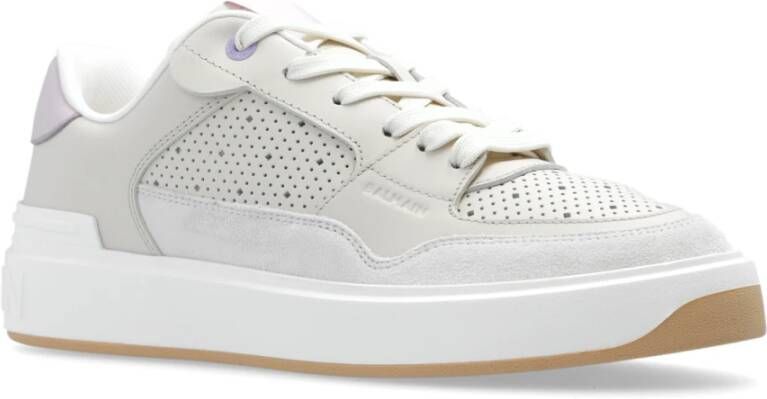 Balmain B-Court leren sneakers Beige - Foto 4