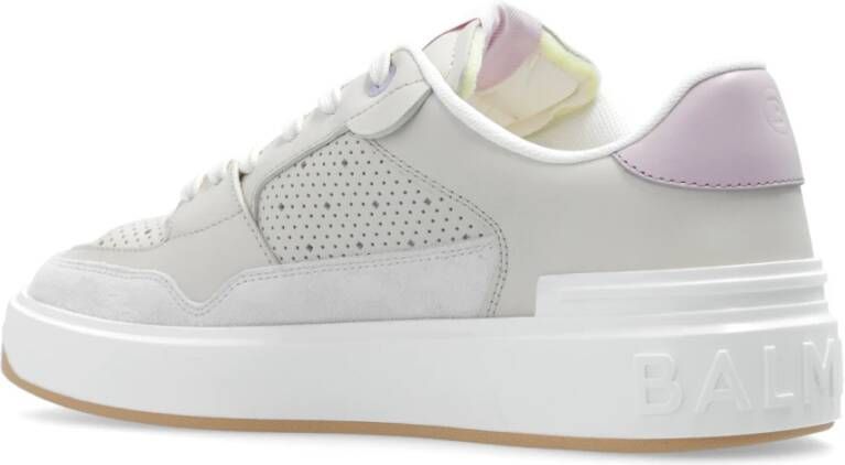 Balmain B-Court leren sneakers Beige - Foto 5