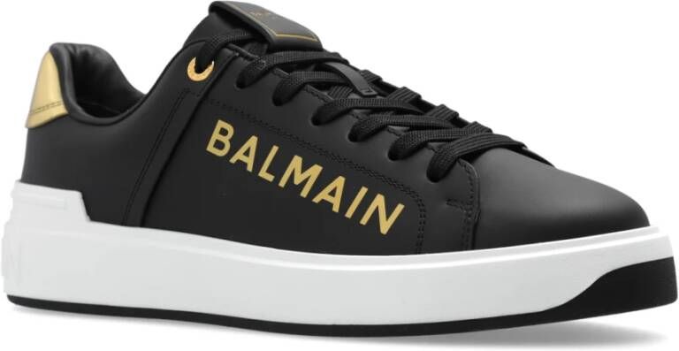Balmain B-Court leren sneakers Black Dames - Foto 4