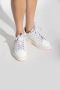 Balmain Leren sneakers met XL handtekening White Dames - Thumbnail 6