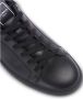 Balmain Court Leren Sneakers Elegant Modern Ontwerp Black Dames - Thumbnail 12