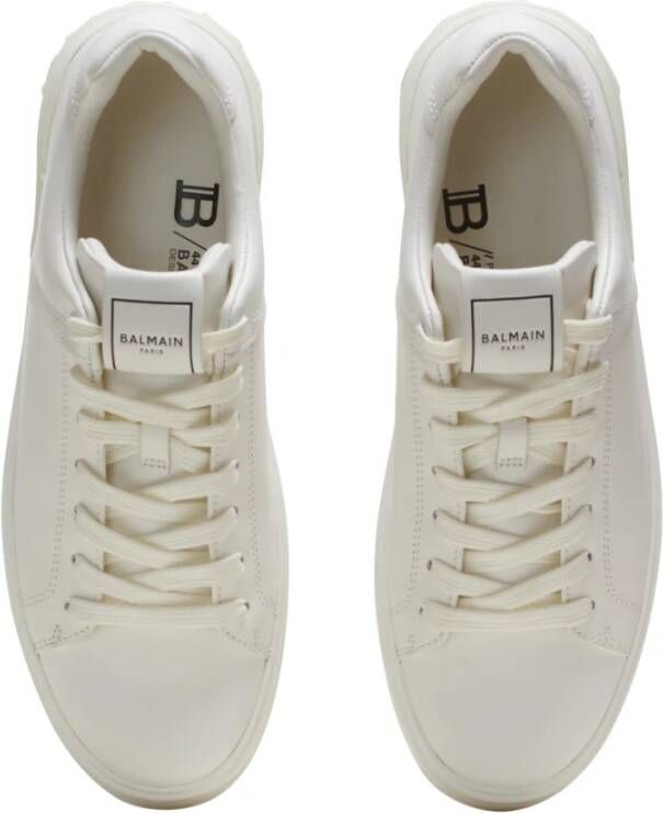 Balmain B-Court trainers in kalfsleer White Dames