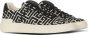 Balmain B-Court trainers met jacquard monogram Black Dames - Thumbnail 2