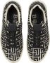 Balmain B-Court trainers met jacquard monogram Black Dames - Thumbnail 3