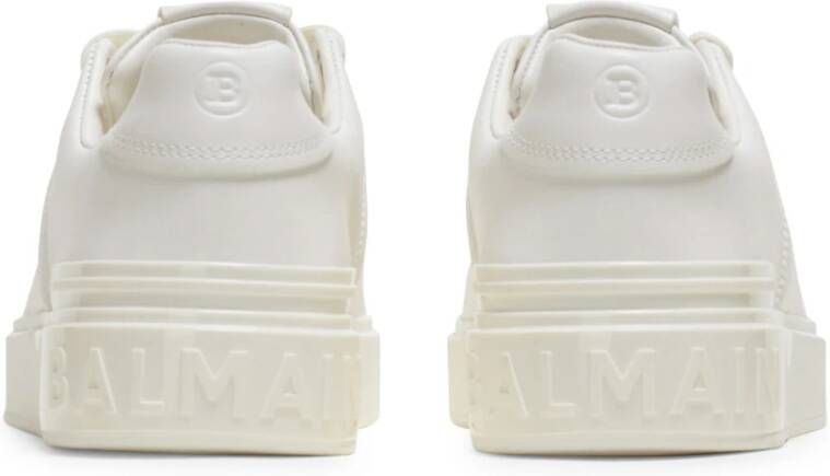Balmain B-Court trainers van kalfsleer White Dames