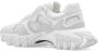 Balmain B-East gemonogrammeerde nylon- en leren trainers White Dames - Thumbnail 8