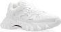 Balmain B-East trainers in leer suède en mesh White Heren - Thumbnail 16