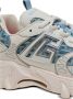 Balmain B-east Trainers In Monogrammed Pb Labyrinth Denim Blue Dames - Thumbnail 16