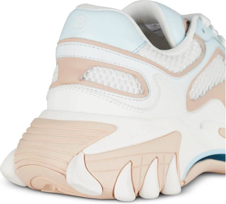 Balmain B-East leren sneakers Wit - Foto 6