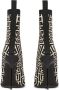 Balmain Bicolor stretch knit Skye enkellaarzen met monogram Black Dames - Thumbnail 4