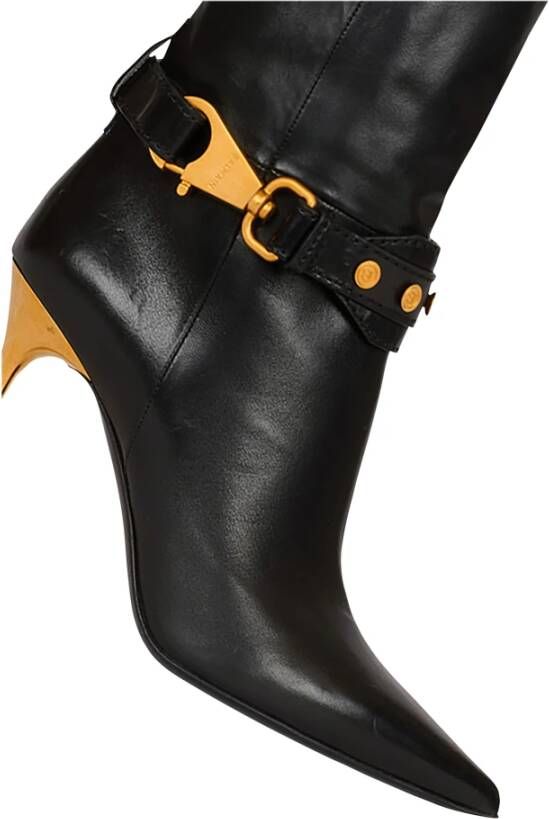 Balmain Leather Robin boots Zwart Dames