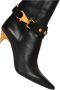Balmain Leren Robin laarzen met gouden afwerking Black Dames - Thumbnail 3