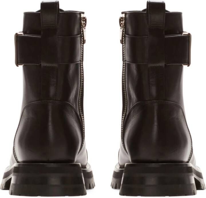 Balmain Charlie leren rangerlaarzen Black Heren