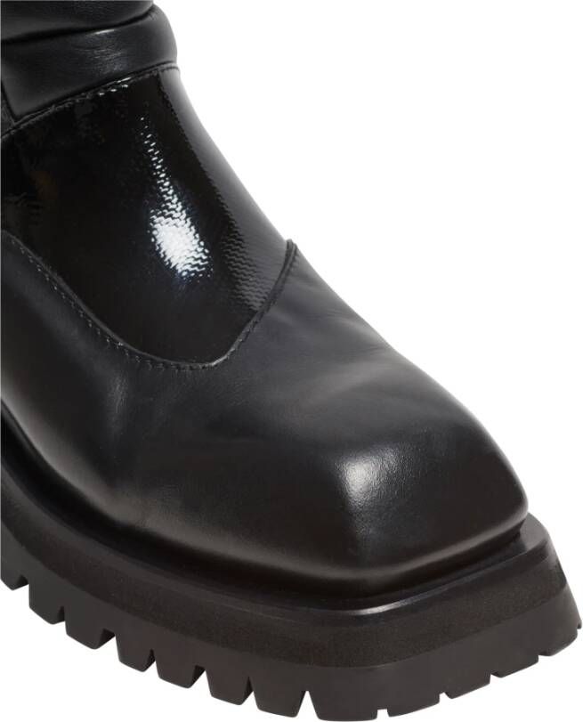 Balmain Smooth leather Army Phil Chelsea boots Zwart Heren