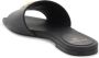 Balmain Dafne Slides van glad leer met goudkleurig metalen monogram Black Dames - Thumbnail 2