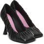 Balmain Eden pumps in verzameld lamsvacht Black Dames - Thumbnail 4