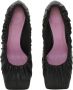 Balmain Eden pumps in verzameld lamsvacht Black Dames - Thumbnail 6