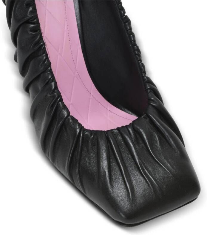 Balmain Eden pumps in verzameld lamsvacht Black Dames