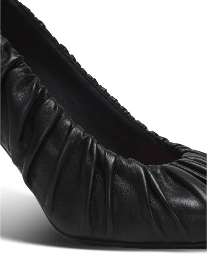 Balmain Eden pumps in verzameld lamsvacht Black Dames