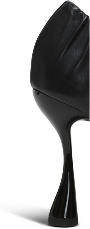 Balmain Eden pumps in verzameld lamsvacht Black Dames