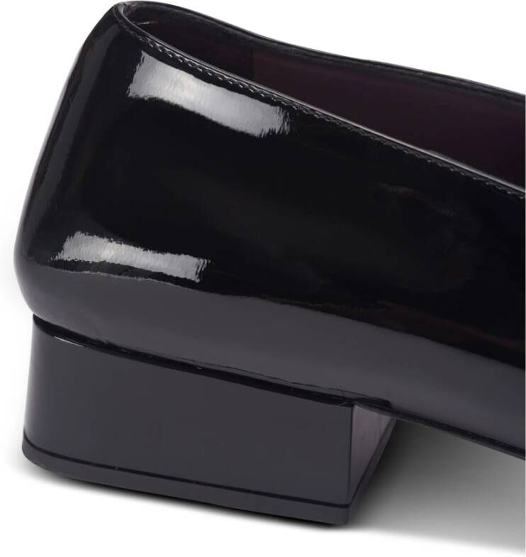 Balmain Edna Patent Leren Ballet Flats Black Dames