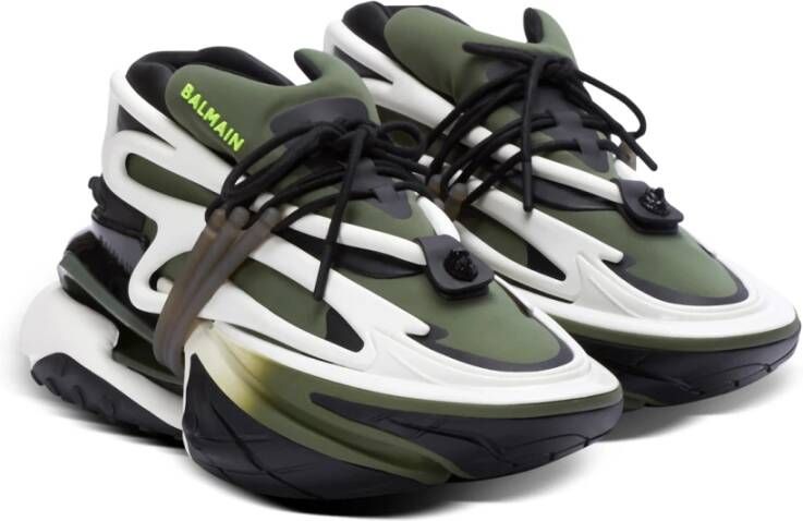 Balmain Unicorn sneakers met vlakken Groen - Foto 2