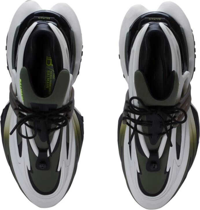 Balmain Unicorn sneakers met vlakken Groen - Foto 4