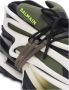 Balmain Eenhoorn lage sneakers in neopreen en kalfsleer Green Heren - Thumbnail 6