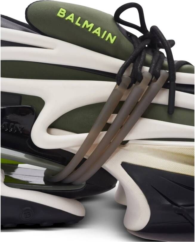 Balmain Unicorn sneakers met vlakken Groen - Foto 7