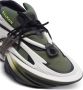 Balmain Eenhoorn lage sneakers in neopreen en kalfsleer Green Heren - Thumbnail 10