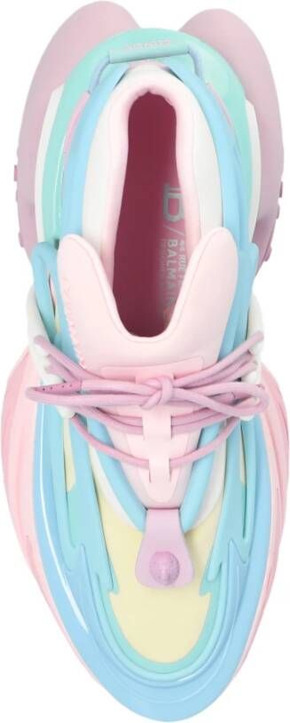 Balmain Sneakers met colourblocking Blauw - Foto 5