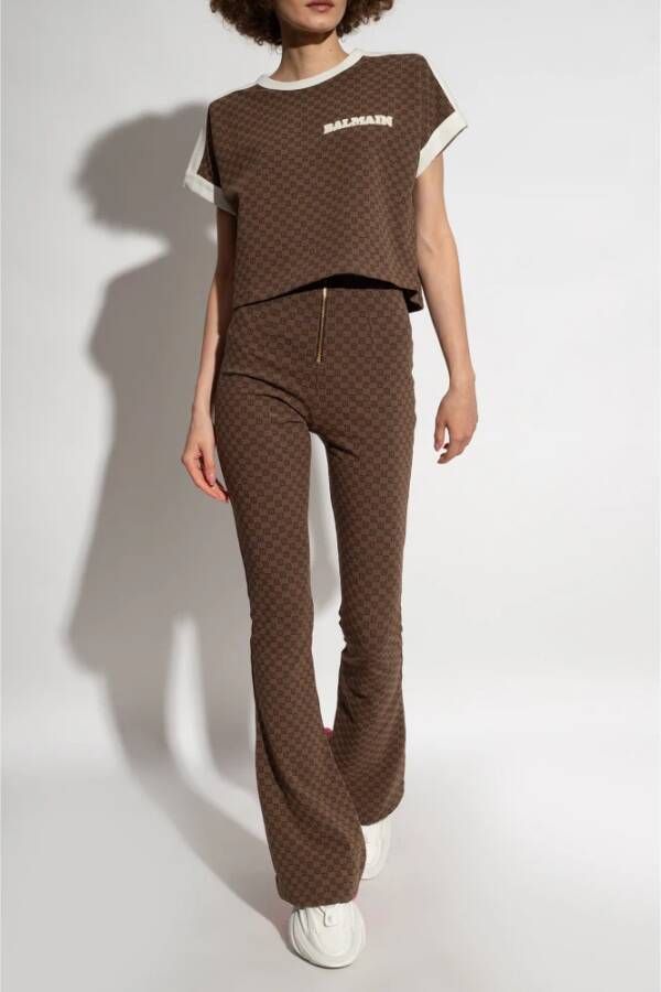 Balmain Eenhoorn trainers in neopreen en leer White Dames - Foto 7