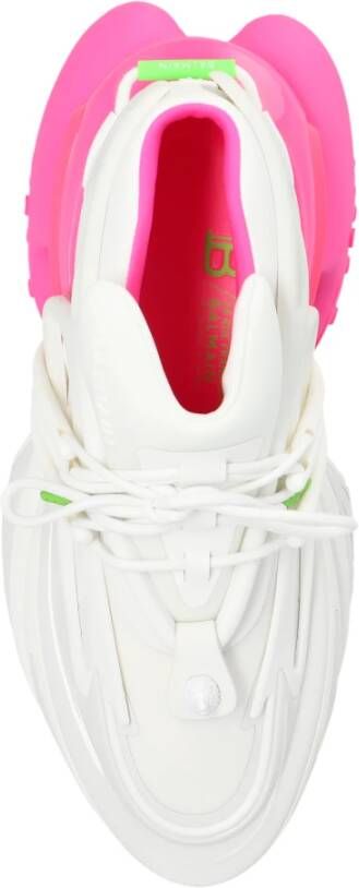 Balmain Eenhoorn trainers in neopreen en leer White Dames - Foto 9