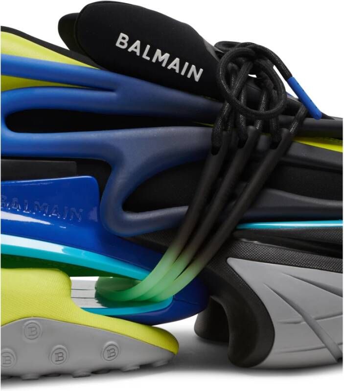 Balmain Eenhoorn trainers van neopreen en leer Meerkleurig Heren