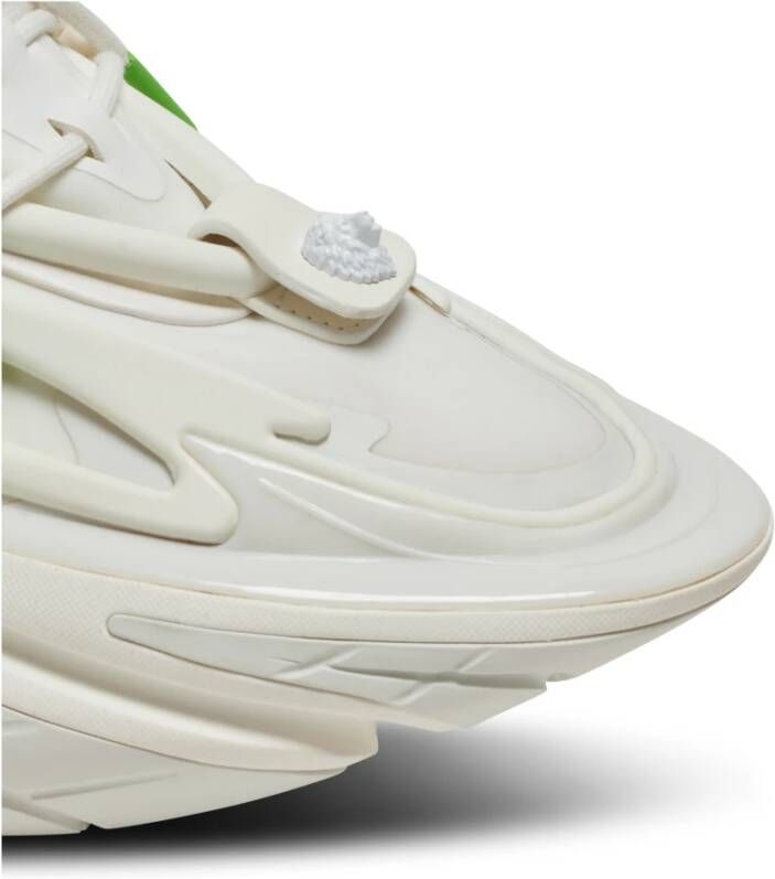 Balmain Eenhoorn trainers in neopreen en leer White Dames - Foto 5