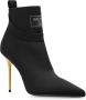 Balmain Crewneck gebreide enkellaarzen Black Dames - Thumbnail 4