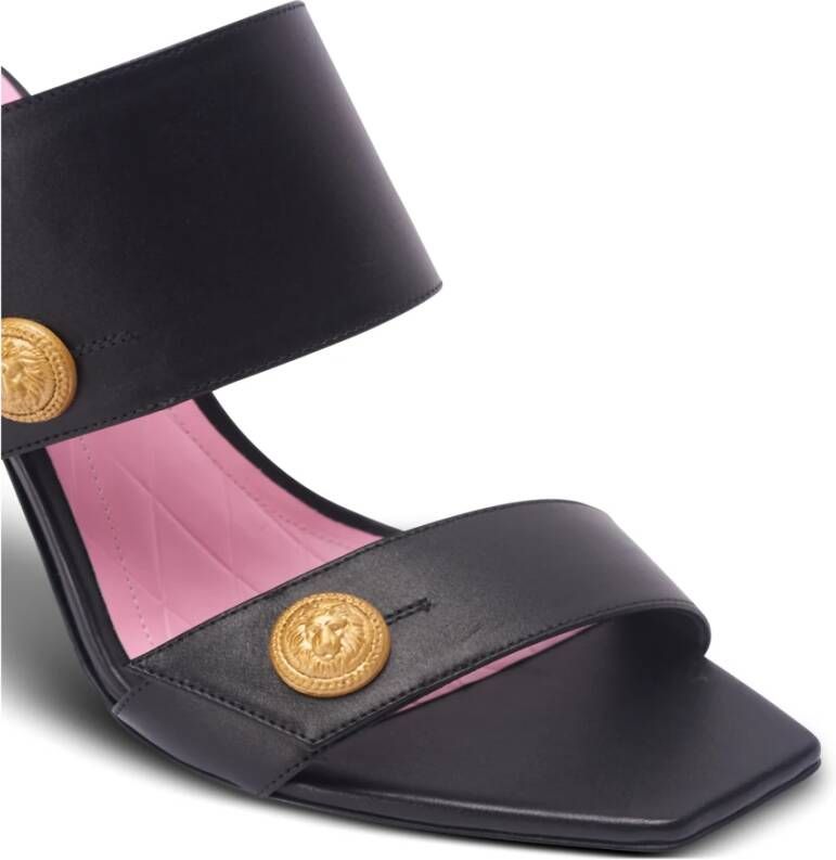 Balmain Leren handschoenen Zwart - Foto 6