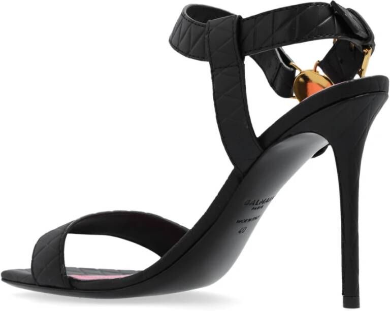 Balmain Eva sandalen met hak Black Dames